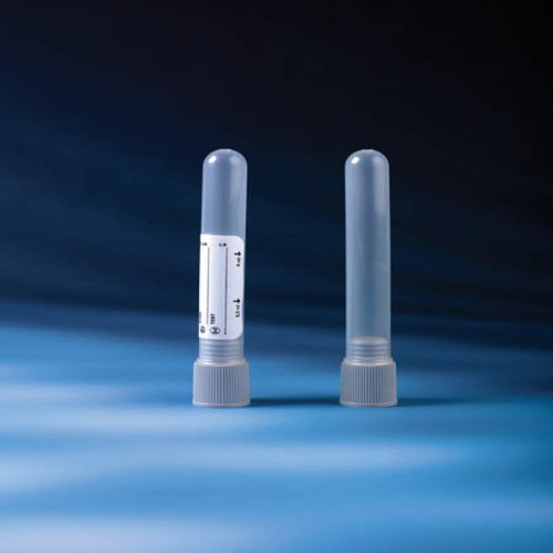 Blood Collection Tubes 2.5ML & 5ML Push-Round Bottom-Plain
